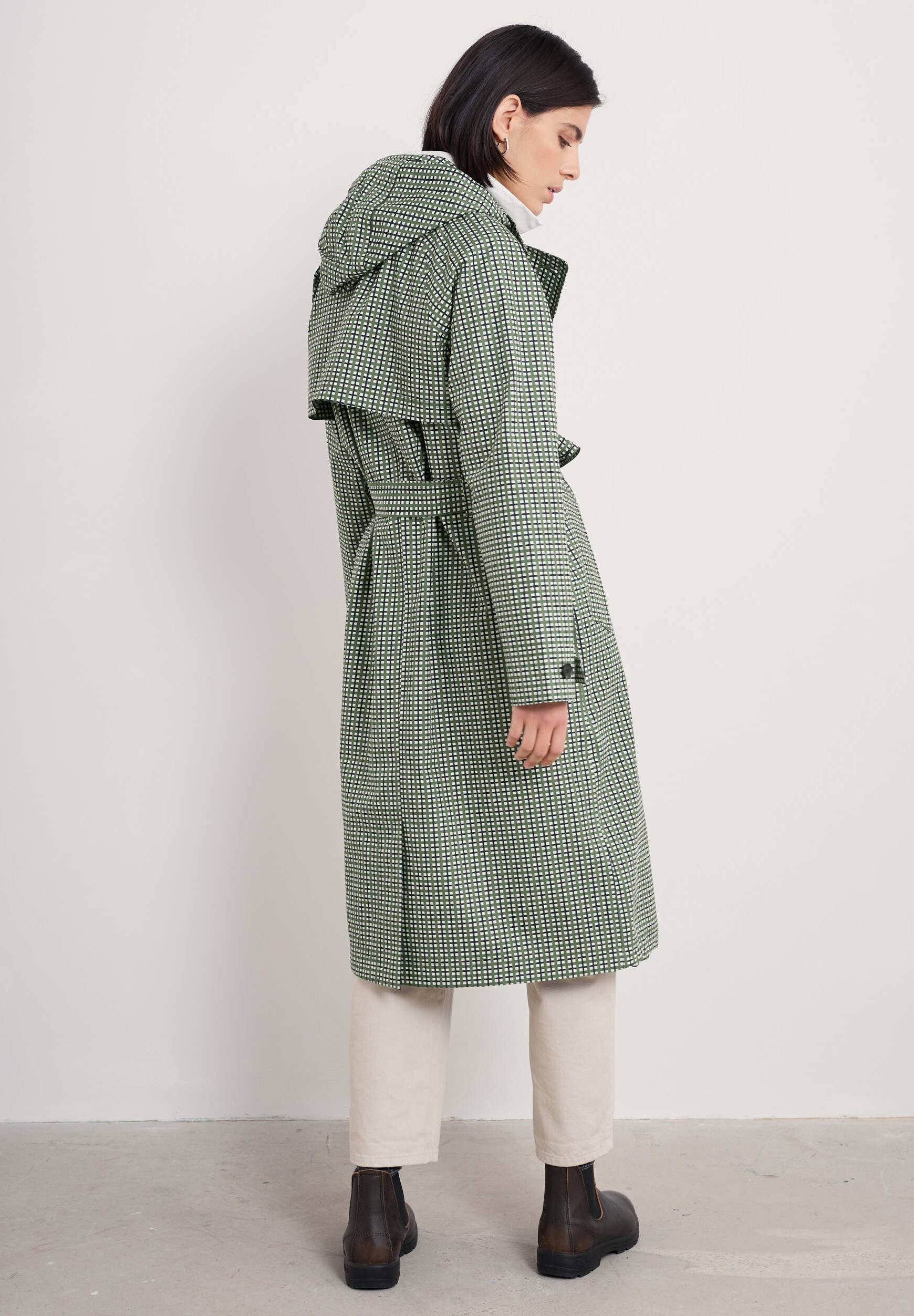 Seasalt Cornwall PENWEATHERS - Trenchcoat - multi heath gingham