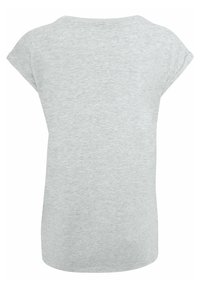 Merchcode FRIDA KAHLO LETTERING EXTENDED SHOULDER TEE - T-shirts print - heather grey