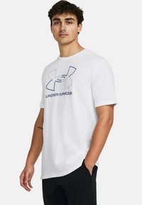 Under Armour FOUNDATION - Sports T-shirts - white