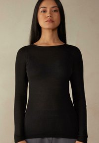 CREWNECKLONGSLEEVES-Trui-black