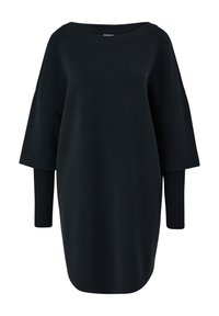 s.Oliver BLACK LABEL LOCKER GESCHNITTENES  - Freizeitkleid - navy