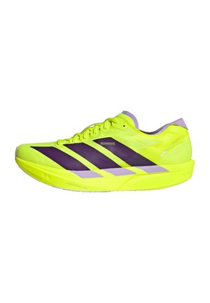adidas Performance ADIZERO TAKUMI SEN 11 - Road running shoes - solar yellow   aurora plum   powder plum