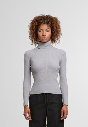 TURTLENECK - Striktrøje - grey