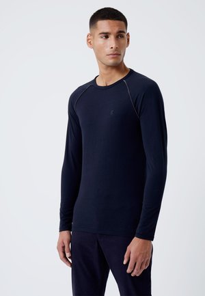 LONG SLEEVE - Long sleeved top - dark navy gunmetal