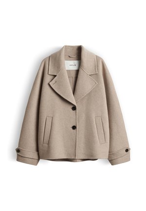 OPUS, WIDE OVAL CUT - Übergangsjacke - dusty beige
