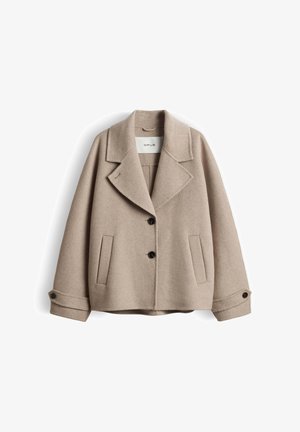 OPUS, WIDE OVAL CUT - Übergangsjacke - dusty beige