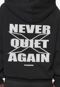 Pegador BELLY OVERSIZED HOODIE - Felpa - washed black