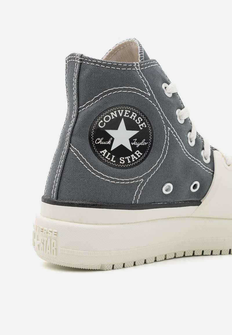 grey and white chucks