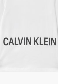 Calvin Klein Jeans STRETCH LOGO - Top s dlouhým rukávem - white