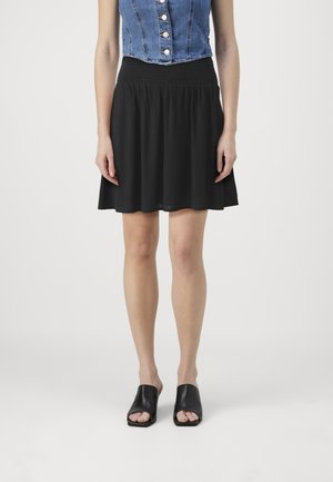 ONLY ONLCHIARA SMOCK SKIRT - Minigonna - black