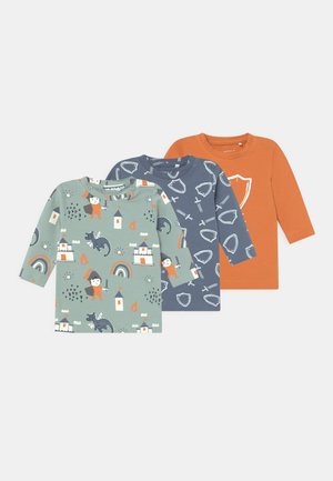 NBMLAURENT 3 PACK - Top s dlouhým rukávem - blue surf