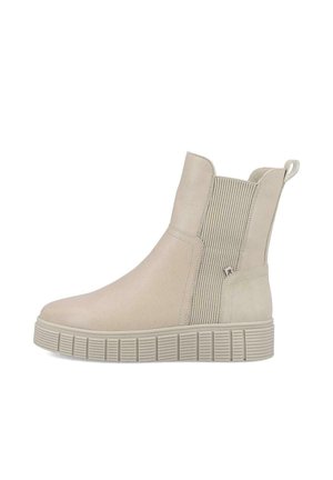 EVOLUTION DAMEN - Botines con plataforma - beige