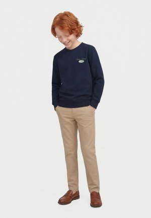 Jack & Jones Junior JJEDOVER GRAPHIC CREW NECK - Sweater - navy blazer