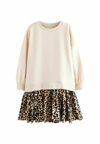 Next ANIMAL PRINT - Vapaa-ajan mekko - ecru white