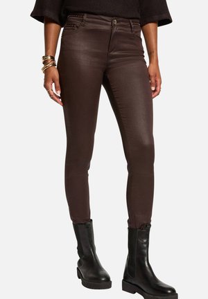 Vaqueros slim fit - brun