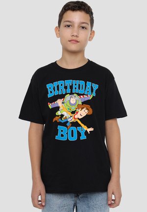 Disney TOY STORY BIRTHDAY BOY WOODY AND BUZZ - Print T-shirt - black