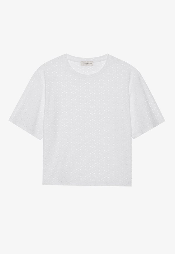 Print T-shirt - blanc de blanc3
