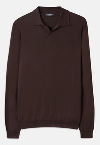 REGULAR FIT SHIRT - Pullover - cioccolato