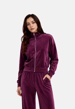 ONLY Play, ONLY PLAY JACKE ELSA SWEATJACKE - Sweat zippé - dunkelrot