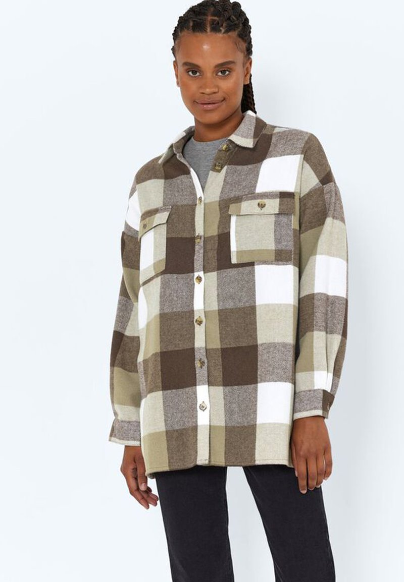 Noisy May NMFLANNY LONG SHACKET - Leichte Jacke - pinecone