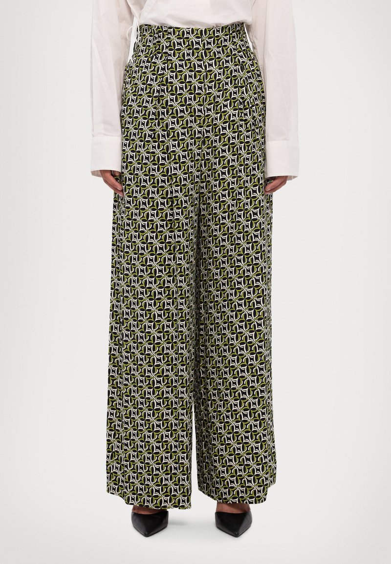 Diane von Furstenberg BELLINI PANTS - Hlače - green