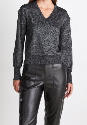 Strickpullover - black