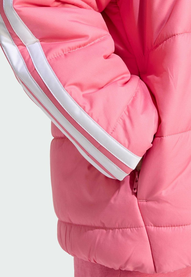 adidas Sportswear ESSENTIALS STRIPES Winter jacket pink fusion