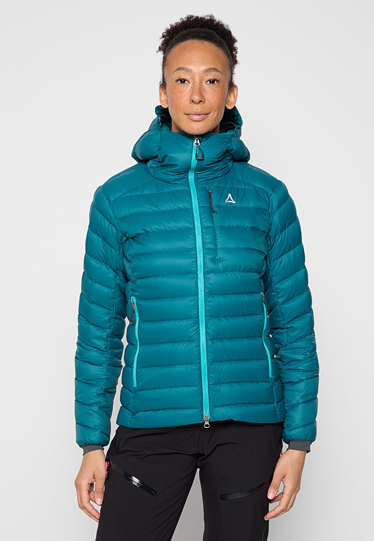 Schöffel Gewatteerde jas petrol