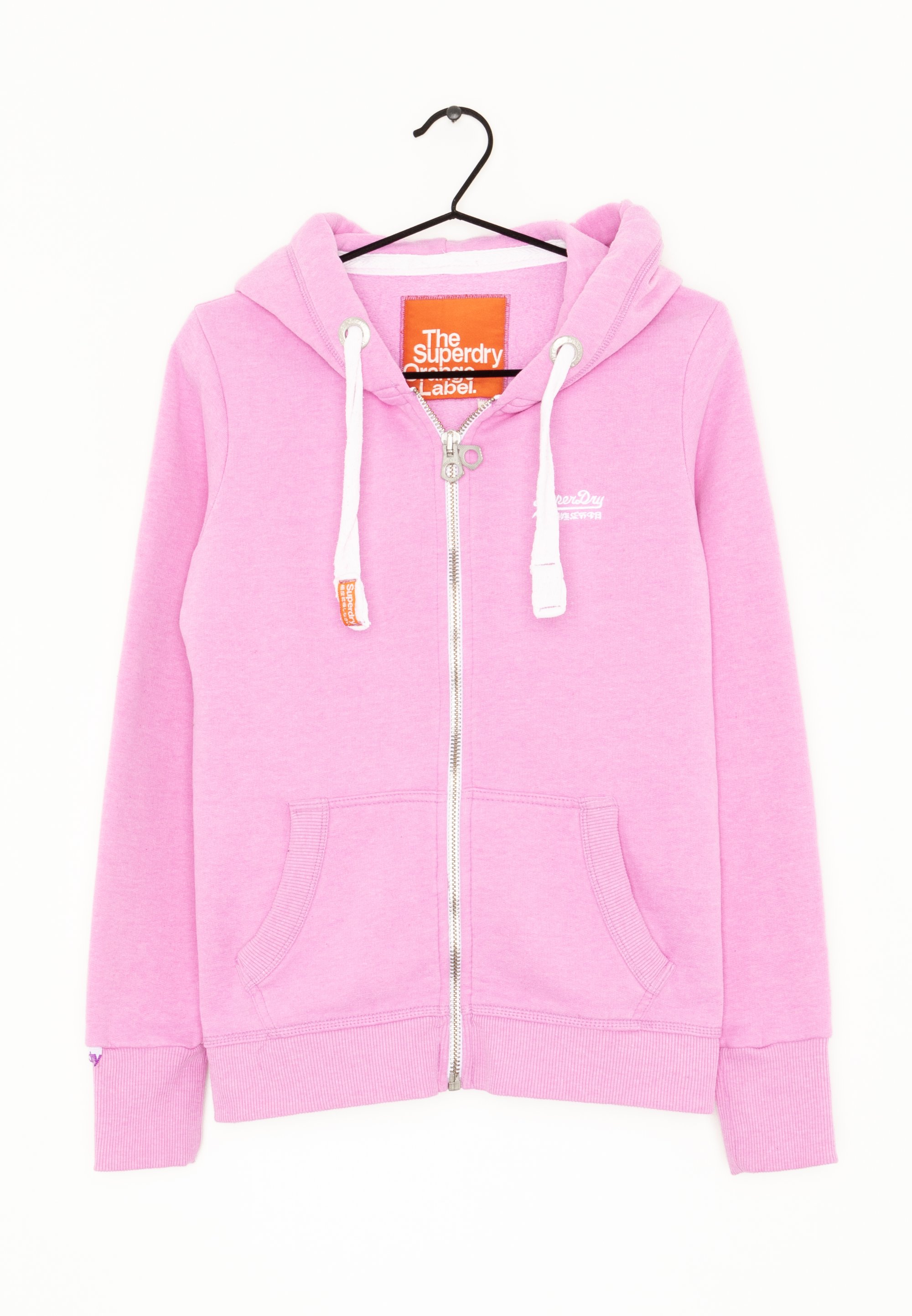 Superdry Sweatjacke Damen Pink Superdry Zip-up Sweatshirt Pink
