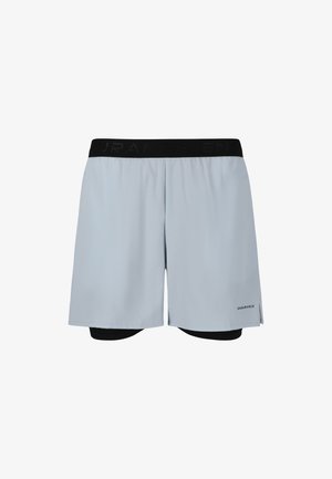 Endurance, 2-IN-1 - Korte sportsbukser - lichtblauw