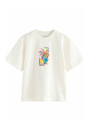 SHORT SLEEVE GRAPHIC STANDARD - Printtipaita - white venice beach