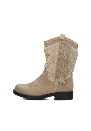 Cowboy/Biker boots - taupe