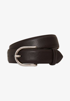 Oscar Jacobson ROUND BUCKLE SAFFIANO - Bælter - forastero brown