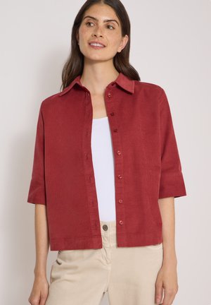 Cecil, KURZARM HEMDBLUSE IN UNIFARBE - Chemisier - russet red