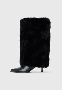 Laarzen met hoge hak - black