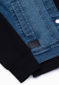 Ombre WITH HOOD  - Jeansjacka - blue black