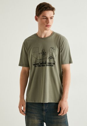 Camiseta estampada - green