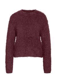 Noisy May NMSASSY O-NECK NOOS - Strikkegenser - windsor wine
