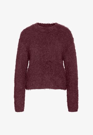 Noisy May NMSASSY O-NECK NOOS - Strickpullover - windsor wine