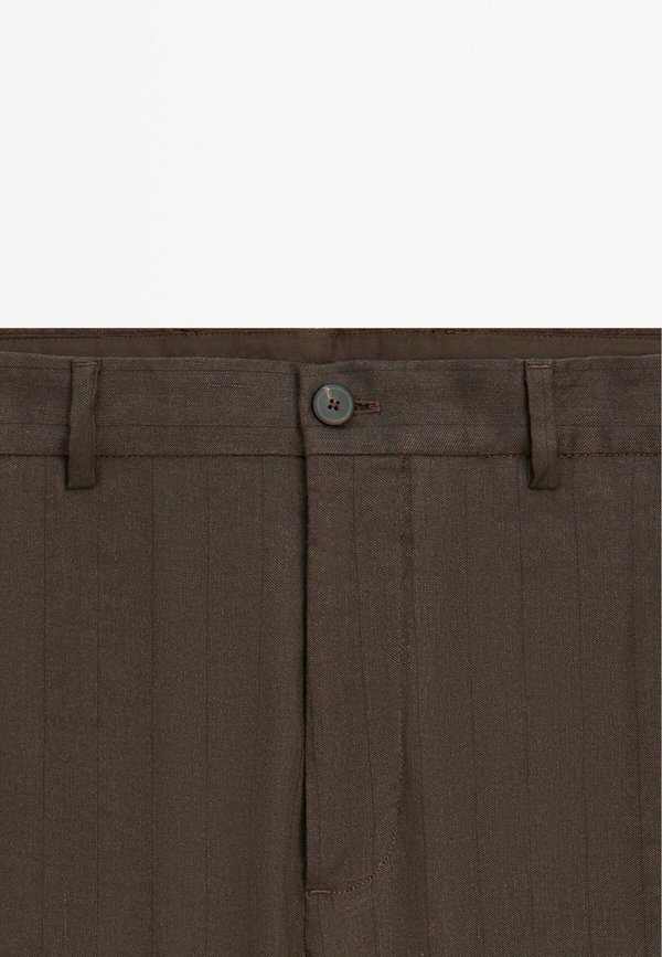 STRAIGHT-LEG PINSTRIPE  - Trousers4