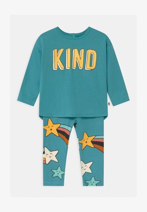KIND SET UNISEX - Legíny - dusty turqoise
