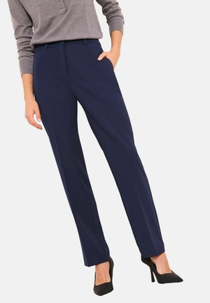 REGULAR FIT - TAILORED TAPERED - Nohavice - navy blue
