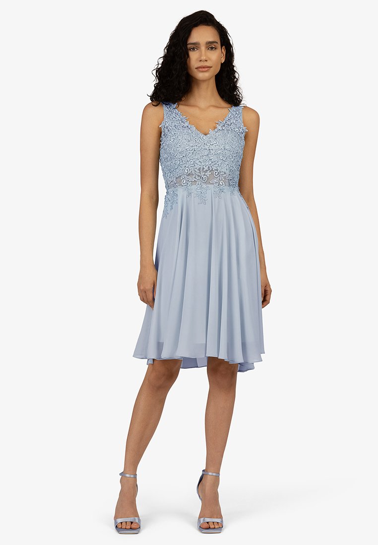 Apart Glamour Cocktailjurk blauw Apart Glamour Cocktailjurk blauw