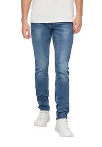 QS MID RISE - Jean slim - blau