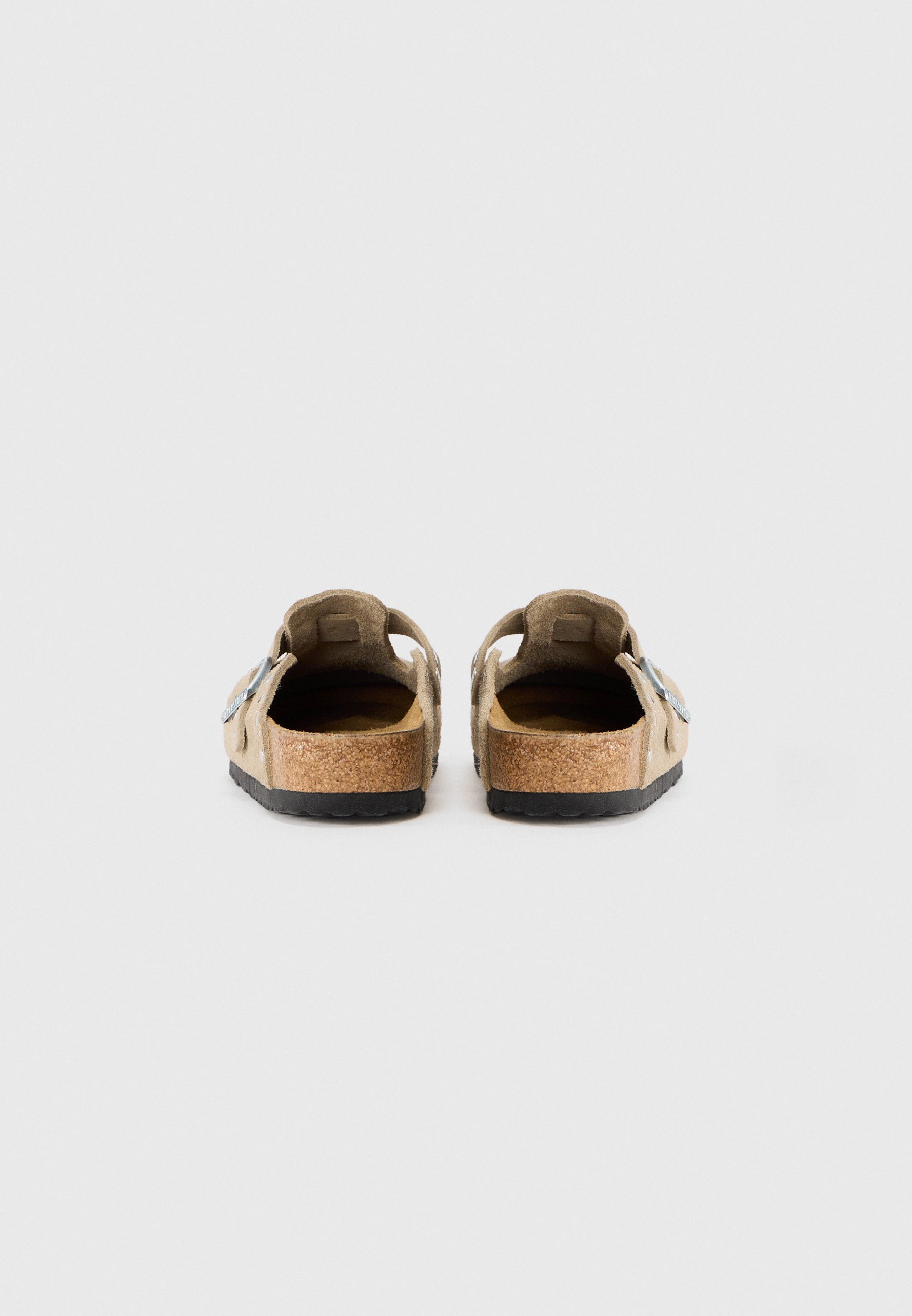 Birkenstock BOSTON RIVET LEVE TAUPEN - REGULAR - Pantolette flach