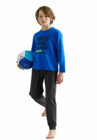 Buffalo SET - Pižamos komplektas - blau/anthrazit