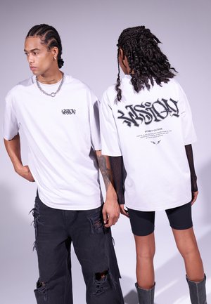 UNISEX - Print T-shirt - light grey