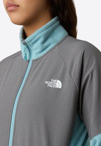 The North Face W GLACIER HEAVYWEIGHT FULL ZIP JACKET - Giacca in pile - blue eclipse smoked pea