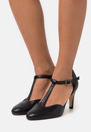 WOMS - Czółenka - black metallic