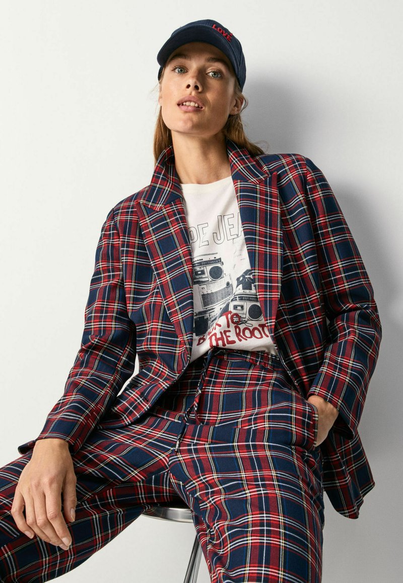 Pepe Jeans Blazer - red/multicolor -